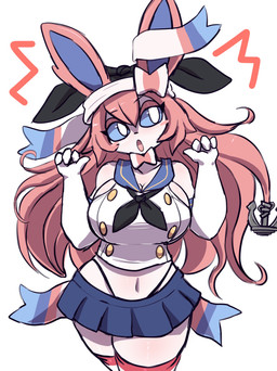 Rating: s
ID: 5481816
Date: 2025-04-04 13:57:57 -0400
Status: active
Score: 76
accessory anchor anthro asian_clothing blue_eyes bottomwear bow_ribbon breasts cleavage clothed clothing cosplay crossover crossover_cosplay east_asian_clothing eeveelution female g-string generation_6_pokemon hair hair_accessory headband hi_res japanese_clothing japanese_school_uniform kantai_collection legwear long_hair midriff navel nintendo oreon_smol pink_hair pokemon pokemon_(species) pose school_uniform serafuku shaded shimakaze_(kancolle) simple_background skirt solo stockings summer_(oreon_smol) sylveon underwear uniform post #5481816