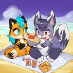 Rating: s
ID: 4188478
Date: 2023-07-23 14:21:23 -0400
Status: active
Score: 5
1:1 ambient_arthropod ambient_crab ambient_crustacean ambient_sealife beach beverage_can blue_eyes blue_hair blush brown_eyes camira_(schattenflamme) canid canine chibi chips_(food) colored_nails duo female femboy fennec_fox food fox hair male mammal nails nyameowi open_mouth seaside sky towel true_fox yaku_(yakukitsu) post #4188478