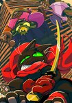 Rating: s
ID: 2617586
Date: 2021-02-16 05:43:00 -0500
Status: active
Score: 15
anthro black_body black_fur cape cartoon_network clothing coby_(mao_mao) domestic_cat duo felid feline felis fur green_eyes hi_res katana male mammal mao_mao:_heroes_of_pure_heart melee_weapon orangusnake red_clothing sheriff_mao_mao_mao sword tanner_(mao_mao) vetiver_n weapon post #2617586