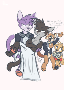 Rating: s
ID: 4779112
Date: 2024-05-12 16:06:43 -0400
Status: active
Score: 33
2021 3_toes annoyed anthro bird_dog black_body black_fur bottomless bottomless_male bouquet bow_tie bridal_carry canid canine canis carrying_another clothed clothing colored_sketch crossdressing domestic_cat domestic_dog dress feet felid feline felis female flower flower_bouquet fur generic_flower grape_jelly_(housepets!) group guide_lines housepets! hunting_dog looking_aside looking_outside male mammal maxwell_(housepets!) peanut_butter_(housepets!) plant pomeranian purple_body purple_fur remony_ravine role_reversal signature singing sketch smug_face speech_bubble spitz suit_jacket tarot_(housepets!) toes wedding_dress post #4779112