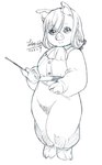 Rating: s
ID: 4895489
Date: 2024-07-03 19:41:49 -0400
Status: active
Score: 11
2020 accessory anthro ascot barefoot bow_ribbon braided_hair clothed clothing collared_shirt dated domestic_pig dress_shirt ema_(tsuki_ga_michibiku_isekai_douchuu) feet female female_anthro full-length_portrait fully_clothed greyscale hair hair_accessory hair_between_eyes hair_bow hair_ribbon holding_object kotoraex long_pants long_sleeves looking_at_viewer mammal monochrome mouth_closed orc pointer portrait puffy_pants puffy_sleeves ribbons shirt signature simple_background sketch smile solo standing suid suine sus_(pig) topwear tsuki_ga_michibiku_isekai_douchuu tsukimichi_moonlit_fantasy white_background post #4895489