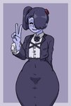 Rating: s
ID: 3586855
Date: 2022-09-25 00:24:59 -0400
Status: active
Score: 14
alternative_fashion blush bottom_heavy bottomwear clothed clothing eyes_closed female gesture goth hair hair_over_eye hand_behind_back hand_gesture humanoid j-fashion one_eye_obstructed ouji_(fashion) ponytail purple_background purple_body purple_bottomwear purple_clothing purple_hair purple_ribbon purple_skin purple_skirt purple_suit purple_topwear ribbons rottedpaint sewn_mouth shirt side_ponytail simple_background skirt skullgirls smile solo squigly suit thick_thighs topwear undead v_sign victorian_goth white_clothing white_shirt white_topwear wide_hips zombie post #3586855