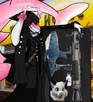Rating: s
ID: 5135169
Date: 2024-10-23 20:26:27 -0400
Status: active
Score: 28
absurd_res anthro belt black_clothing blahaj blue_body blue_eyes blue_nose blue_skin blue_tongue button_(fastener) clothed clothing coat colored_nails costume dealer demon drawing_pen duo ears_down estrogen eyelashes female feral fin fish fluffy fursuit fursuit_head gun gynomorph hair heart_pupils hi_res hood horn humor hybrid ifer ikea inner_ear_fluff intersex knife lagomorph leporid mammal marine meme merchant mochi_buns multicolored_body nails necktie overcoat pill_bottle pink_body pink_hair pink_horn pivoted_ears plushie rabbit ranged_weapon red_mouth requiem_shark rocket_launcher scalie shady_dealer shark shark_plushie shark_tail sharp_teeth sheathed_weapon sketchy slim tail tail_fin teeth tongue topwear trader trenchcoat tuft two_tone_body waffle_house weapon white_body post #5135169