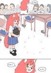 Rating: s
ID: 4356207
Date: 2023-10-16 17:45:54 -0400
Status: active
Score: 14
anthro asian_clothing asking_where bodily_fluids canid canine chair class clothed clothing comic desk dialogue distressed dotted_outline east_asian_clothing english_text female fox fully_clothed fur_(theterm) furniture group hair human insult japanese_clothing japanese_school_uniform kemono male mammal on_chair open_mouth red_hair school_uniform serafuku sitting sitting_on_chair solo_focus speciesism speech_bubble student sweat table tail text theterm uniform young young_anthro young_female young_human young_male post #4356207