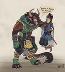 Rating: s
ID: 4732267
Date: 2024-04-20 14:54:00 -0400
Status: active
Score: 77
4_ears armor big_tail brown_body brown_fur brown_hair charr claws cloak clothing duo fangs felid female fluffy fluffy_tail fur gambeson gloves guild_wars gun hair handgun handwear hi_res horn human jewelry kerchief larger_female male mammal melee_weapon multi_ear muscular muscular_female neckerchief necklace neckwear ranged_weapon shamerli size_difference speech_bubble sword tail teeth weapon yellow_eyes post #4732267