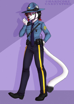 angel_lucian badge black_and_white canine clothing feline fur girly hardcorecandystore heterochromia hi_res highway hybrid long_tail male mammal mixed_breed monochrome necktie officer panther patrolman piercing police sash sergeant slacks stripes uniform walkie_talkie whistle white_fur wolf
Rating: Safe
Score: 6
User: AngelLucian
Date: September 11, 2017 angel_lucian badge black_and_white canine clothing feline fur girly hardcorecandystore heterochromia hi_res highway hybrid long_tail male mammal mixed_breed monochrome necktie officer panther patrolman piercing police sash sergeant slacks stripes uniform walkie_talkie whistle white_fur wolf
Rating: Safe
Score: 6
User: AngelLucian
Date: September 11, 2017