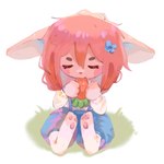 Rating: s
ID: 4870439
Date: 2024-06-22 09:17:22 -0400
Status: active
Score: 13
1:1 accessory aged_down ambiguous_gender anthro biped blush carrot child clothed clothing eating eyes_closed feet flower flower_in_hair food fur grass hair hair_accessory hi_res holding_carrot holding_food holding_object holding_vegetable lagomorph leporid male_(lore) mammal origins_(minecraft_mod) origins_smp overalls pawpads paws pink_body pink_fur pink_hair plant qian960441 rabbit shortalls simple_background sitting solo technoblade vegetable white_background young young_ambiguous young_anthro post #4870439