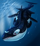 Rating: s
ID: 5655142
Date: 2025-06-20 07:23:36 -0400
Status: active
Score: 1
ambiguous_gender black_body bubble cetacean dolphin dragon feral hi_res hybrid imperatorcaesar irkalla_(yoridan) mammal marine mythological_creature mythological_scalie mythology oceanic_dolphin open_mouth orca pink_eyes pupils scalie slit_pupils solo teeth toothed_whale underwater water white_body post #5655142