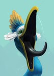 Rating: s
ID: 3815229
Date: 2023-01-16 11:08:30 -0500
Status: active
Score: 13
absurd_res avian beak black_flesh black_insides black_tongue blue_body bodily_fluids cramorant facial_markings feathered_crest feathers feral generation_8_pokemon green_eyes head_crest head_markings hi_res male markings mask_(marking) mouth_shot nintendo open_mouth pinefool pokemon pokemon_(species) saliva solo thunk_(gyro) tongue tongue_out white_markings yellow_markings post #3815229