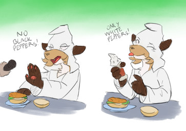Rating: s
ID: 4471521
Date: 2023-12-14 04:56:45 -0500
Status: active
Score: 230
anthro averi_(fiddleafox) brown_body brown_fur canid canine capirote chicken_sandwich clothing conditional_dnp digital_media_(artwork) english_text female female_anthro fox fur hair hat headgear headwear hi_res humor ku_klux_klan mammal racism red_fox robe sealer4258 solo text true_fox what white_body white_clothing white_fur white_headwear post #4471521