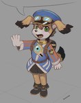Rating: s
ID: 5297690
Date: 2025-01-09 19:55:53 -0500
Status: active
Score: 33
2024 5_fingers anthro backpack biped blue_clothing blue_hat blue_headwear bottomwear canid canine caninu canis clothed clothing cyberconnect2 domestic_dog fingers footwear green_eyes hat headgear headwear hi_res jamesfoxbr kemono little_tail_bronx male mammal mamoru-kun mamoru-kun_(series) open_mouth shoes shorts solo speech_bubble tail whistle_(object) young young_anthro young_male post #5297690