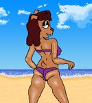 Rating: s
ID: 3753083
Date: 2022-12-15 20:52:06 -0500
Status: active
Score: 4
beach bikini brown_body butt canid canine canis carla_(ok_k.o.!_lbh) cartoon_network clothing domestic_dog eyeliner female glistening glistening_body half-closed_eyes hi_res krisfe looking_at_viewer looking_back makeup mammal narrowed_eyes ok_k.o.!_let's_be_heroes outside sand seaside sky smile smiling_at_viewer solo swimwear two-piece_swimsuit water post #3753083