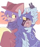 Rating: s
ID: 5111174
Date: 2024-10-12 22:58:03 -0400
Status: active
Score: 146
5_fingers =_= alula_(oneshot) ambiguous_gender animal_hat animal_humanoid avian avian_humanoid bird_humanoid black_hand blue_hair blue_scarf brown_body brown_clothing brown_coat brown_hat brown_headwear brown_skin brown_topwear cat_hat cat_humanoid clothed clothing coat duo eyes_closed felid felid_humanoid feline feline_humanoid female female/ambiguous fingers floating_whiskers gesture hair hand_gesture hat headgear headwear hi_res humanoid light_bulb long_hair long_sleeves looking_at_another mammal mammal_humanoid niko_(oneshot) oneshot open_mouth open_smile poncho pupils raised_hand scarf size_difference slit_pupils smile tesran29g topwear v_sign yellow_sclera post #5111174