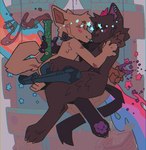 Rating: s
ID: 3453743
Date: 2022-07-18 05:12:09 -0400
Status: active
Score: 107
ambiguous_gender anthro bisexual_pride_colors bong canid canine deceased_bunny drugs duo ear_piercing felid feline female horn lean_(beverage) lgbt_pride love male male/female mammal marijuana mechanical_leg pawpads piercing pride_colors smoke spill spilled_drink spilled_liquid spilling star transgender_pride_colors yin_yang post #3453743