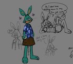 Rating: s
ID: 4963033
Date: 2024-08-04 10:50:24 -0400
Status: active
Score: 4
2024 3_toes 5_fingers alone_on_a_friday_night_(meme) anthro artist_name barefoot biped black_eyes black_nose blue_body blue_dress_shirt blue_fur blush bottomwear brown_bottomwear brown_clothing brown_skirt buckteeth closed_smile clothing collared_shirt colored_sketch digital_drawing_(artwork) digital_media_(artwork) dress_shirt emanata english_text feet fingers flat_colors fur gesture gloves grey_background hand_gesture hand_in_pocket handwear humanoid_hands lagomorph leporid lidded_eyes little_wackygoober_(the-lazy-llama) long_ears lying male mammal meme mouth_closed on_back pattern_clothing pattern_shirt pattern_topwear plantigrade pockets pointing rabbit scut_tail shirt short_tail shorts simple_background sketch sketch_page skirt smile solo standing striped_clothing striped_shirt striped_topwear stripes tail teeth text the-lazy-llama toes toontown_online toontown_rewritten topwear white_clothing white_gloves white_handwear post #4963033