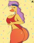 Rating: s
ID: 579066
Date: 2014-12-29 14:34:24 -0500
Status: active
Score: 25
accessory anatid anseriform anthro avian beak bernice_florence_hufnagel_(duckman) big_breasts big_butt bird blaqink breasts butt cleavage clothed clothing curvy_figure digital_media_(artwork) duck duckface duckman female hair headband hi_res huge_butt looking_at_viewer non-mammal_breasts solo voluptuous wide_hips post #579066