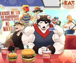 Rating: s
ID: 5563229
Date: 2025-05-10 20:30:07 -0400
Status: active
Score: 108
2025 5_fingers anthro armor background_character bear black_clothing black_gloves black_handwear black_headwear black_nose black_wristband blue_clothing blue_shirt blue_tank_top blue_topwear brown_body brown_fur burger calico_cat canid canine canis cheek_tuft clothing dialogue domestic_cat duo ears_through_headwear english_description english_text epic_games eye_patch eyewear facial_tuft fast_food felid feline felis fingerless_gloves fingers food food_creature food_humanoid for_a_head fortnite front_view fur furgonomic_headwear furgonomics gloves hand_on_shoulder handwear headgear headwear helmet human humanoid kat2skate male mammal meowscles muscular muscular_anthro muscular_arm muscular_male object_head open_mouth polar_bear polar_patroller red_scarf scarf shirt sitting skye_(fortnite) soda_cup tank_top text topwear tuft ursine wendell_(fortnite) white_body white_fur wolf yellow_eyes post #5563229
