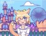 Rating: s
ID: 4408294
Date: 2023-11-11 14:59:50 -0500
Status: active
Score: 3
90_percent_studios abstract_background adolescent amusement_park anthro bell blue_eyes blush clothing daisy_holmes felid feline female fur hair hairwear half-length_portrait headgear headwear hi_res mammal one_eye_closed open_mouth orange_body orange_ears orange_fur orange_hair orange_tail portrait purrfect_apawcalypse school_uniform smile solo tail uniform yegarr young young_anthro young_female post #4408294