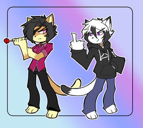 Rating: s
ID: 5741246
Date: 2025-07-28 22:10:01 -0400
Status: active
Score: 3
3_toes 5_fingers anthro biped black_hair candy clothed clothing dessert dipstick_ears dipstick_tail domestic_cat duo ear_markings ereki_kagami eye_patch eyebrow_through_hair eyebrows eyewear feet felid feline felis fingers food gesture hair hand_gesture hi_res hoodie lollipop male mammal markings middle_finger multicolored_ears munkeesgomu munks_(munkeesgomu) purple_eyes tail tail_markings toes topwear translucent translucent_hair white_hair post #5741246