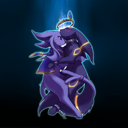 Rating: s
ID: 5173647
Date: 2024-11-10 18:08:23 -0500
Status: active
Score: 25
1:1 absurd_res ambiguous_gender big_ears black_body black_fur blue_cape blue_clothing blue_eyes blush bodily_fluids cape chest_tuft clothing collar cuff_(restraint) duo ears_back eeveelution esfil_(fadingsky) espeon fadingsky feral feral_on_feral forked_tail fur generation_2_pokemon gradient_background green_background hi_res hug lucio_(fadingsky) male_(lore) nintendo pivoted_ears pokemon pokemon_(species) purple_body purple_fur restraints shackles shaded simple_background smile tail tears tuft umbreon unusual_anatomy unusual_tail post #5173647