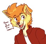 Rating: s
ID: 5295559
Date: 2025-01-08 16:22:12 -0500
Status: active
Score: 28
2025 alternate_species anthro canid canine canis cheek_tuft chest_tuft clothing comedy_central dialogue domestic_dog english_text eyebrow_through_hair eyebrows facial_tuft fizzy-dog floppy_ears freckled_face freckles fur furrification futurama grey_eyes hair hi_res jacket male mammal open_mouth orange_body orange_fur orange_hair philip_j._fry pink_inner_ear red_clothing red_jacket red_topwear sharp_teeth shirt simple_background snout solo teeth text topwear translucent translucent_hair tuft white_background white_clothing white_shirt white_topwear yellow_body yellow_fur post #5295559