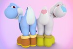 Rating: s
ID: 2390372
Date: 2020-08-30 00:06:18 -0400
Status: active
Score: 26
2016 3:2 3d_(artwork) ambiguous_gender anthro cinnamoncookies clothing cloud_(breakingcloud) cyan_yoshi digital_media_(artwork) duo footwear heart_(marking) hi_res ian_(breakingcloud) looking_at_viewer looking_back mario_bros markings nintendo nude pink_background raised_tail rear_view red_eyes scalie shoes simple_background tail white_yoshi yoshi post #2390372