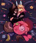 Rating: s
ID: 4776811
Date: 2024-05-11 14:55:30 -0400
Status: active
Score: 5
2023 alternative_fashion anthro bed blue_nose breasts claws cleavage clothed clothing cuddling duo eyelashes eyewear fangs female ferwanwan fluffy fluffy_hair furniture hair hi_res hug jacket leather leather_clothing leather_jacket leather_topwear lidded_eyes male male/female mammal monocle on_bed paws post-it_note romantic romantic_couple smile species_request tail tail_mouth tailmouth_(species) teeth topwear unusual_anatomy unusual_tail watermark post #4776811