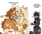 Rating: s
ID: 5542595
Date: 2025-05-01 19:38:11 -0400
Status: active
Score: 27
2025 anthro anthro_on_anthro anthrofied athletic athletic_anthro athletic_female back_groove belt black_bra black_clothing black_eyes black_hair black_nose black_panties black_underwear blonde_hair blush bodily_fluids bottomwear bra bracelet breasts bridle brown_hair brown_tail claws clothing collarbone countershade_torso countershading description devil_horns_(gesture) digital_drawing_(artwork) digital_media_(artwork) ears_back english_description english_text equid equine eyes_closed female female/female feral finger_claws fluffy fluffy_tail gesture group hair half-length_portrait hand_gesture hand_on_partner's_back hand_on_partner's_shoulder happy heart_symbol horse horse_race_tests hotpants hug hugging_another hugging_partner jewelry jovial_merryment long_hair looking_at_another looking_back looking_back_at_another mammal medium_breasts navel nervous_sweat orange_bra orange_clothing orange_underwear panties panty_peek pivoted_ears pointy_ears ponytail portrait prick_ears procyonid question_mark racc_(raccoattack) raccoattack raccoon reference_image romantic romantic_couple shorts simple_background slim_anthro slim_female smile spiked_bracelet spikes sports_bra standing stated_sexuality sweat tail text three-quarter_portrait trio underwear white_background wraps wrist_wraps yellow_(hrt) yellow_bra yellow_clothing yellow_tail yellow_underwear post #5542595