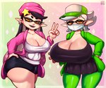 Rating: s
ID: 4826914
Date: 2024-06-03 17:42:14 -0400
Status: active
Score: 50
2024 animal_humanoid areola artist_name beanie big_breasts big_butt black_hair bottomwear breast_size_difference breasts bubble_butt butt butt_grab callie_(splatoon) cephalopod cephalopod_humanoid cleavage clothed clothing curvy_figure digital_drawing_(artwork) digital_media_(artwork) duo ear_piercing ear_ring face_mask facial_markings fangs female grabbing_own_butt green_areola green_clothing green_jacket green_legwear green_thigh_highs green_topwear hair half-closed_eyes hand_on_butt hand_on_own_butt hat head_markings headgear headwear hi_res hoop_ear_ring hotpants huge_breasts huge_butt humanoid inkling jacket legwear light-skinned_female light_body light_skin long_hair looking_at_viewer madheaven mammal marie_(splatoon) marine marine_humanoid markings mask_(marking) mole_(marking) mole_under_eye mollusk mollusk_humanoid multicolored_hair narrowed_eyes navel nintendo not_furry open_clothing open_jacket open_mouth open_smile open_topwear orange_eyes piercing pink_beanie pink_clothing pink_hat pink_headwear pink_jacket pink_topwear portrait pose pseudo_hair purple_hair ring_piercing short_hair shorts smile smiling_at_viewer splatoon squid_sisters_(splatoon) standing teeth tentacle_hair tentacles text thick_thighs thigh_highs three-quarter_portrait topwear two_tone_hair voluptuous white_clothing white_hair white_topwear wide_hips post #4826914