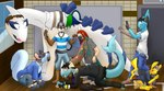 Rating: s
ID: 5115903
Date: 2024-10-15 01:02:29 -0400
Status: active
Score: 12
2017 absurd_res anthro black_hair canid canine clothed clothing decidueye dewott eeveelution elemental_creature facial_hair feral feral_transformation firedog fur generation_1_pokemon generation_2_pokemon generation_5_pokemon generation_7_pokemon grey_body grey_fur group growlithe hair hat headgear headwear hi_res human_to_anthro human_to_feral hypnosis legendary_pokemon lugia male mammal mind_control mustelid nintendo otter oversized_clothing paws pikachu pokemon pokemon_(species) quadruped razor_(razim) razor_the_firedog ringed_eyes river_otter species_transformation stripes tail torn_clothing transformation unknown_artist vaporeon white_body white_fur post #5115903