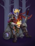 Rating: s
ID: 5657330
Date: 2025-06-21 04:18:10 -0400
Status: pending
Score: 3
absurd_res accessory alternate_version_at_source anthro armor banner black_nose blonde_hair boots bottomwear brown_bottomwear brown_clothing brown_pants canid canine canis clothing elemental_manipulation emblem female fire fire_manipulation footwear fur green_clothing green_ears green_eyes green_shirt green_topwear grey_body grey_fur hair hi_res khornex mammal melee_weapon nanaki_azakee night pants plant red_clothing red_scarf red_shirt red_topwear rock scarf shield shirt shoes short_hair single_glove slight_smile solo stripes sword topwear tree weapon wolf post #5657330