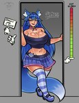 Rating: s
ID: 4876012
Date: 2024-06-24 17:21:27 -0400
Status: active
Score: 97
alice_(the_blu_fox) animal_humanoid artist_logo bangs bell bell_collar bent_arm big_breasts big_tail black_bottomwear black_clothing black_crop_top black_shirt black_topwear blue_body blue_bottomwear blue_clothing blue_ears blue_eyebrows blue_footwear blue_fur blue_hair blue_legwear blue_shoes blue_skirt blue_tail blue_thigh_highs body_size_growth bottomwear breasts canid canid_humanoid canine canine_humanoid circle_eyebrows cleavage clothed clothing collar collarbone colored crop_top crotch_lines curvy_figure dialogue digital_media_(artwork) dipstick_tail eyebrows eyelashes female footwear fox fox_humanoid fox_tail full-length_portrait fur glistening glistening_body glistening_bottomwear glistening_breasts glistening_clothing glistening_crop_top glistening_eyes glistening_footwear glistening_hair glistening_legwear glistening_shoes glistening_shoulders glistening_skin glistening_skirt glistening_tail glistening_thigh_highs glistening_thighs glistening_topwear group hair hi_res highlighted_text hourglass_figure humanoid idlepotoo imminent_transformation inner_ear_fluff leaning leaning_on_wall legwear light_body light_skin logo long_hair long_tail looking_at_viewer mammal mammal_humanoid markings mary_janes midriff miniskirt narrowed_eyes navel off_shoulder open_mouth open_smile pattern_clothing pattern_legwear pink_bottomwear pink_clothing pink_collar pleated_skirt portrait purple_eyes seductive shaded shirt shoes side_bangs signature simple_background size_transformation skinny skirt slider_(control) smile solo_focus speech_bubble stockings straight_bangs striped_clothing striped_legwear stripes stylized_text tail tail_markings text thick_tail thick_thighs thigh_highs three-quarter_view topwear transformation trio tuft white_inner_ear_fluff white_stripes white_tail_tip wide_hipped_female wide_hips post #4876012
