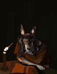 Rating: s
ID: 5274204
Date: 2024-12-29 14:53:04 -0500
Status: active
Score: 1
2024 3_fingers anthro bent_arm black_nose blue_hair book brown_body brown_clothing brown_fur brown_hair brown_shirt brown_topwear candle canid canine canis cigarette cigarette_in_mouth clothed clothed_anthro clothed_male clothing colored digital_drawing_(artwork) digital_media_(artwork) english_description fingers flockdog fur furniture furrowed_brow giacomo_luciano_tail hair hair_over_shoulder half-closed_eyes handpaw inside italian_wolf light lighting lit_candle lit_cigarette male male_anthro mammal monk multicolored_body multicolored_fur multicolored_hair narrowed_eyes night object_in_mouth paws reading reading_book shaded shirt solo table tonsure topwear wavy_hair whisker_spots white_body white_fur wolf yellow_eyes post #5274204