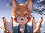 Rating: s
ID: 5614521
Date: 2025-06-01 16:16:05 -0400
Status: active
Score: 19
5_fingers ailurid anthro asian_clothing blue_eyes cheek_tuft chest_tuft claws clothing detailed_background east_asian_clothing extended_arms extended_hand facial_markings facial_tuft finger_claws fingers foreshortening head_markings japanese_clothing kemono kimono lokey looking_at_viewer male mammal markings plant pointy_ears red_panda solo tree tuft post #5614521