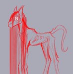 Rating: s
ID: 4650140
Date: 2024-03-10 22:58:52 -0400
Status: active
Score: 13
digital_drawing_(artwork) digital_media_(artwork) emaciated equid equine female feral grey_background hair hooves horse jrvanesbroek long_hair mammal mouthless ribs simple_background sketch snout solo standing tail unguligrade white_eyes zero_zero.exe_(jrvanesbroek) post #4650140