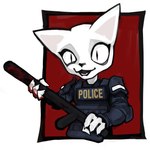 Rating: s
ID: 5443062
Date: 2025-03-19 05:11:51 -0400
Status: active
Score: 12
2023 4_fingers 4chan_anon anthro armor baton big_eyes big_head black_armor black_clothing black_nose black_topwear black_vest blood blood_on_hand blood_on_weapon bodily_fluids border bulletproof_vest cel_shading claws clothed clothing digital_media_(artwork) domestic_cat eloisa english_text eye_bags eyelashes felid feline felis female finger_claws fingers flat_chested front_view fur half-length_portrait hi_res holding_baton holding_melee_weapon holding_object holding_weapon looking_at_viewer mammal melee_weapon open_mouth pointy_ears police portrait prick_ears pupils shaded slit_pupils solo teeth text text_on_clothing text_on_topwear toony topwear vest weapon white_body white_border white_fur post #5443062
