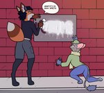 Rating: s
ID: 4191179
Date: 2023-07-24 19:52:23 -0400
Status: active
Score: -1
5_fingers ainu_(echodolls) annoyed anthro biped black_clothing blue_eyes blue_pawpads bluebiscuitroge bottomwear brick brick_wall canid canine city clothed clothing constructed_language dark_hair dialogue digitigrade dipstick_tail duo echodoll echodolls_(band) electronics english_text eyeliner feet female female_(lore) fingers fox fur graffiti green_clothing green_hat green_headwear grey_body grey_fur hair hat headgear headphones headwear hi_res inner_ear_fluff jacket lafoyan leggings legwear listening_to_music logo makeup male male_(lore) mammal markings mortar mouse_ears murid murine orange_body orange_fur paint pants pawpads pockets rat rat_ears rat_tail road rodent scarf shirt sidewalk speech_bubble spray_can spray_paint sprite_(shudocapop) street t-shirt tail tail_markings text topwear tuft wall_(structure) white_body white_fur worried_look wristband post #4191179