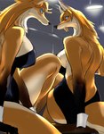 Rating: s
ID: 2978850
Date: 2021-10-17 06:25:13 -0400
Status: active
Score: 95
anthro big_breasts blue_eyes breasts canid canine clothed clothing duo female fox fur hair kemono kikurage looking_at_viewer looking_back mammal multicolored_body rear_view sibling_(lore) simple_background sister_(lore) sisters_(lore) sitting twins_(lore) two_tone_body uniform valencia_(kikurage) victoria_(kikurage) post #2978850