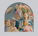 Rating: s
ID: 5613431
Date: 2025-06-01 07:54:43 -0400
Status: active
Score: 5
absurd_res ambiguous_gender anthro biped black_nose blue_clothing blue_sky boarboy border brown_body buckteeth christianity clothing cloud domestic_cat felid feline felis green_clothing hi_res inspired_by_formal_art male mammal mouse murid murine religion rodent sky smile standing teeth whiskers white_border post #5613431