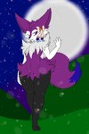 Rating: s
ID: 5577808
Date: 2025-05-16 23:10:52 -0400
Status: pending
Score: 6
anthro big_ears biped black_body black_fur black_legs black_nose blue_tail_tip bow_ribbon braixen canid canine cheek_tuft chest_tuft dipstick_tail facial_tuft femboy fennec_fox fluffy fluffy_tail fox fur generation_6_pokemon grassland head_tuft hi_res hillside lens_flare light lusterblaze male mammal markings moon moonlight neck_tuft night nino_(nin10dope) nintendo one_eye_closed open_mouth open_smile pokemon pokemon_(species) pseudo_skirt purple_body purple_eyes purple_fur raised_arm shiny_pokemon sky slim smile solo star starry_sky tail tail_markings thick_thighs true_fox tuft white_arms white_body white_fur wink post #5577808