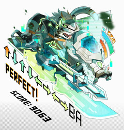 Rating: s
ID: 4259768
Date: 2023-08-28 16:10:17 -0400
Status: active
Score: 4
anthro armor felid glowing glowing_eyes green_eyes headgear helmet hi_res kiekoi0 konami_code lifewonders live_a_hero male mammal melee_weapon muscular muscular_anthro muscular_male pantherine rexer science_fiction solo sword tiger weapon y2k_(graphic_design) post #4259768
