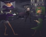 Rating: s
ID: 4496284
Date: 2023-12-26 12:33:30 -0500
Status: active
Score: 6
5:4 adolescent anatid anseriform anthro avian bird black_heron black_heron_(ducktales) bottomless cape clothed clothing crossbow_pistol danger darkwing_duck diaxis disney drake_mallard duck ducktales ducktales_(2017) egretta face_mask faceless_character faceless_female female gosalyn_mallard gosalyn_waddlemeyer group gun handgun heron hi_res hooded_cape hooded_cloak male pelecaniform perilous raining ranged_weapon rooftop serious_face shotgun superhero supervillain trio weapon young post #4496284