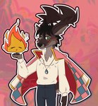 Rating: s
ID: 5653024
Date: 2025-06-19 08:52:19 -0400
Status: active
Score: 2
absurd_res anthro antlers arcissus calcifer canadian captain cervine classy clothing deer elk facial_tattoo fancy_clothes fire gem ghibli green_eyes hi_res horn jacket jewelry kemono male male/male mammal nonbinary_(lore) oversized_clothing pirate slim smile solo tall tattoo tealram topwear post #5653024