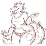 Rating: s
ID: 5394777
Date: 2025-02-24 12:25:10 -0500
Status: active
Score: 3
1:1 2016 5_fingers anthro bent_arm bottomwear breasts closed_smile clothed clothed_anthro clothed_female clothing crocodile crocodilian digital_media_(artwork) english_description female fingers fully_clothed fully_clothed_anthro fully_clothed_female grey_markings guide_lines head_spikes hi_res ladyhobbiton long_tail markings mouth_closed non-mammal_breasts pants pockets portrait reptile scale_markings scales scalie sharp_teeth shirt simple_background sketch smile smiling_at_viewer sofh_dueboe solo spiked_tail spikes spikes_(anatomy) standing tail tail_markings teeth thick_thighs three-quarter_portrait topwear white_background wide_hips post #5394777