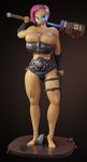 Rating: s
ID: 2605585
Date: 2021-02-07 22:00:49 -0500
Status: active
Score: 54
3d_(artwork) absurd_res anthro anthrofied barefoot big_breasts breasts bulging_breasts cleavage cleavage_overflow clothed clothing digital_media_(artwork) equid equine feet female fluttershy_(mlp) friendship_is_magic hasbro hi_res holding_object holding_weapon huge_breasts mace mammal melee_weapon morethreedee my_little_pony solo toes weapon weapon_on_shoulder post #2605585