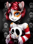 Rating: s
ID: 2054307
Date: 2019-11-14 18:57:59 -0500
Status: active
Score: 4
anthro bare_shoulders blue_eyes bone clothing costume cricetid female frosty_(disambiguation) half-length_portrait halloween halloween_costume hamster hi_res holidays index_to_index mammal portrait rodent skull solo zombikiss post #2054307