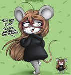 Rating: s
ID: 3797000
Date: 2023-01-07 01:17:53 -0500
Status: active
Score: 53
3_toes barefoot brown_hair clothing cukizilla dialogue eyewear feet female fur glasses grey_body grey_fur hair hi_res looking_at_viewer looking_back mammal murid murine open_mouth pawpads paws pink_pawpads plantigrade rat red_eyewear red_glasses rodent simple_background smile smiling_at_viewer soles solo spanish_text superbinario text toes youtube youtuber post #3797000