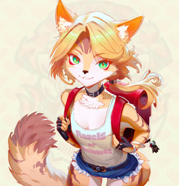 Rating: s
ID: 5559469
Date: 2025-05-09 06:24:45 -0400
Status: active
Score: 76
anthro backpack blonde_hair bottomwear breasts clothing collar domestic_cat dukeoftorpedoes felid feline felis female fingerless_gloves fur furry_tail gloves green_eyes hair handwear humanoid_pointy_ears inner_ear_fluff looking_at_viewer mammal mihoyo pointy_ears pulchra_fellini pupils randoseru shirt short_hair shorts simple_background slit_pupils small_breasts smile solo tail tank_top third-party_edit thiren topwear tuft wide_hips zenless_zone_zero post #5559469