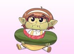 Rating: s
ID: 5482041
Date: 2025-04-04 15:48:20 -0400
Status: active
Score: 9
20pesos_sopa ahoge black_eyes brown_hair child clothing dress eating eyelashes female food fruit full-length_portrait goblin gradient_background green_body green_skin hair hi_res holding_food holding_fruit holding_melon holding_object holding_watermelon humanoid humanoid_pointy_ears looking_at_viewer melon not_furry pink_background plant pointy_ears portrait pupils red_pupils selene_(20pesos_sopa) short_hair simple_background sitting solo watermelon white_background yellow_clothing yellow_dress yellow_sclera young post #5482041
