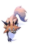 Rating: s
ID: 5378704
Date: 2025-02-17 02:10:53 -0500
Status: active
Score: 18
2021 ambiguous_gender blue_eyes brown_body brown_fur canid canine claws feral fur generation_7_pokemon hi_res likey looking_at_viewer lycanroc mammal midday_lycanroc nintendo pokemon pokemon_(species) signature simple_background solo spikes spikes_(anatomy) tail post #5378704